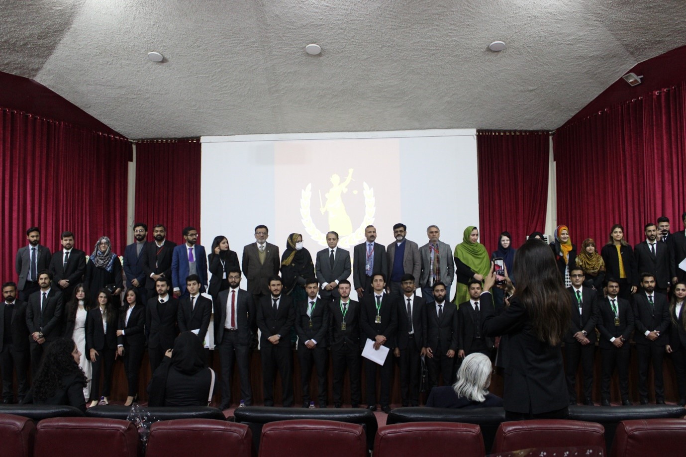 Muhammad, Sabtain, and Abdullah attend Bahria National Moot Court Competition 2023